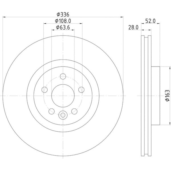 Brake Disc High Carbon,355119132